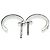 Orecchini a mezza cerchio Baby Love di Cartier - vista 9