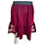 Bordeaux Samtrock mit Bestickten Blumen – Pinko  - Ansicht 1