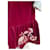 Bordeaux Samtrock mit Bestickten Blumen – Pinko  - Ansicht 2