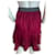 Bordeaux Samtrock mit Bestickten Blumen – Pinko  - Ansicht 4