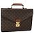 LOUIS VUITTON Briefcase Consigliere Monogramma M53331 LV Auth 141889