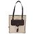 Bulgari Borsa Tote BVLGARI Logo Mania Canvas Beige Argento Auth BA5834 - vista 13