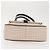 Bulgari Borsa Tote BVLGARI Logo Mania Canvas Beige Argento Auth BA5834 - vista 5