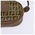 Fendi Borsa a spalla in tela Zucchino beige Auth ep10936 - vista 14