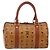 Borsa MCM Logogram Vicetos in pelle PVC marrone e oro Auth BA6052 D'oro - vista 13