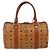 Borsa MCM Logogram Vicetos in pelle PVC marrone e oro Auth BA6052 D'oro - vista 2