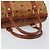 Borsa MCM Logogram Vicetos in pelle PVC marrone e oro Auth BA6052 D'oro - vista 7