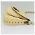Céline Borsa a Spalla in Pelle CELINE con Borchie Crema Auth 141874 Crudo - vista 4