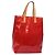 LOUIS VUITTON Monogram Vernis Reade MM Borsa a Mano Rossa M91086 LV Auth 141504 Rosso