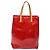 LOUIS VUITTON Monogram Vernis Reade MM Borsa a Mano Rossa M91086 LV Auth 141504 Rosso - vista 2