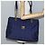 MCM Vicetos Logogram Tote Bag aus Canvas Navy Gold Auth BA5744 Golden Marineblau - Ansicht 20