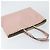Borsa Tote in Pelle Valentino Studs Rosa Oro Auth BA5305 D'oro - vista 6