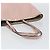 Borsa Tote in Pelle Valentino Studs Rosa Oro Auth BA5305 D'oro - vista 7