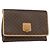 Céline Borsa a Spalla in Tela Macadam CELINE in Pelle PVC Marrone Oro Auth ep10882 D'oro