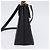 Borsa a mano in pelle Gancini Salvatore Ferragamo 2 in 1 Nero Oro Auth BA5941 - vista 3