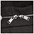 Hermès HERMES Handtasche Her Line MM Canvas Grau Silber Auth 141514 Braun - Ansicht 10