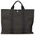 Hermès HERMES Handtasche Her Line MM Canvas Grau Silber Auth 141514 Braun - Ansicht 13
