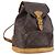LOUIS VUITTON Zaino Monogram Montsouris MM M51136 LV Auth BA5245 Monogramma