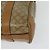 Céline Bolsa de mão em lona Macadam CELINE PVC Bege Ouro Auth 141071 Dourado - vista 15