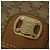 Céline Bolsa de mão em lona Macadam CELINE PVC Bege Ouro Auth 141071 Dourado - vista 18