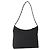 Borsa a Spalla Salvatore Ferragamo in Tela Nera Argento Autentica BA5743