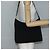 Borsa a Spalla Salvatore Ferragamo in Tela Nera Argento Autentica BA5743 - vista 20