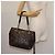 Bolsa de Ombro Chain Vala em Couro Marrom Dourado Salvatore Ferragamo Auth bs29113 - vista 24