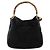 Borsa a mano GUCCI in pelle scamosciata 2 in 1 nera e oro 001 1732 1638 Auth 141717 Nero D'oro - vista 13