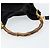 Borsa a mano GUCCI in pelle scamosciata 2 in 1 nera e oro 001 1732 1638 Auth 141717 Nero D'oro - vista 7