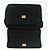 PRADA Borsa a Mano Camoscio Nero Oro Auth 141959 D'oro - vista 17