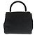 PRADA Borsa a Mano Camoscio Nero Oro Auth 141959 D'oro - vista 2