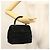 PRADA Borsa a Mano Camoscio Nero Oro Auth 141959 D'oro - vista 22