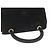 PRADA Borsa a Mano Camoscio Nero Oro Auth 141959 D'oro - vista 6