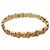 Bracciale in metallo dorato Gianni Versace Auth 142070
