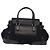 Bolso de mano de lona GG Gucci Negro Dorado Auth SW1542 - vista 2