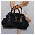 Bolso de mano de lona GG Gucci Negro Dorado Auth SW1542 - vista 22