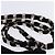 Borsa a Spalla Vala Chain in Tela Nera e Argento di Salvatore Ferragamo Auth BA5606 Nero - vista 8