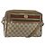 Sac à bandoulière GUCCI GG Supreme Web Sherry Line PVC Beige 119 02 088 Auth BA6080 Doré