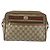 Sac à bandoulière GUCCI GG Supreme Web Sherry Line PVC Beige 119 02 088 Auth BA6080 Doré - vue 13