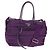 PRADA Borsa a Mano Nylon 2 vie Viola Oro Auth 138073M D'oro Porpora