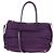 PRADA Borsa a Mano Nylon 2 vie Viola Oro Auth 138073M D'oro Porpora - vista 2