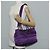 PRADA Borsa a Mano Nylon 2 vie Viola Oro Auth 138073M D'oro Porpora - vista 28