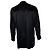 Dolce & Gabbana, Camicia nera in seta con colletto rotondo Nero - vista 3