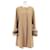 Autre Marque Abrigo de Conejo Rex Melton ADORE Beige Camello