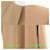 Autre Marque Abrigo de Conejo Rex Melton ADORE Beige Camello - vista 4