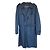 Autre Marque Trench Coat Blu Navy in Gabardine di Cotone M