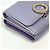 Bulgari Bvlgari lila Leder Dreifach-Brieftasche - Ansicht 3