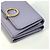 Bulgari Bvlgari lila Leder Dreifach-Brieftasche - Ansicht 4