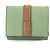 Billetera Vertical Pequeña Anagram LOEWE Castaño Verde