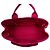 Borsa a tracolla in tela Canapa logo rosa Prada - vista 4